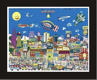 Al Schreiber- Hand signed and numbered 3D construction "Philadelphia"