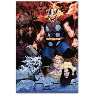 Marvel Comics "Thor: Tales of Asgard by Stan Lee and Jack Kirby #1" Numbered Limited Edition Giclee on Canvas by Oliver Coipel with COA.