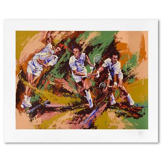 Mark King (1931-2014), "Total Tennis" Limited Edition Serigraph, Numbered and Hand Signed with Letter of Authenticity.