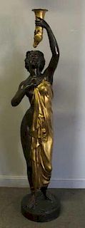 After A. Carrier Life Size Bronze Beauty