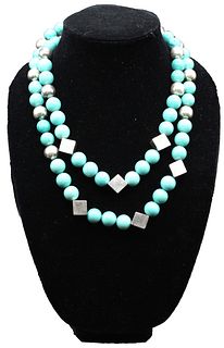 Mexican Artist, Sterling Beads, Turquoise Beads