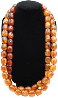 Exceptionally Large Amber Necklace