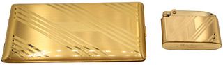 Elegant Elgin American Gold Lighter & Case