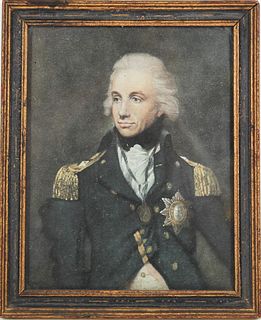 Colored Portrait of Horatio Nelson