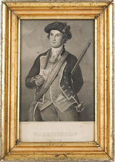 Portrait of George Washington by Dickinson 1854