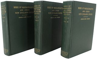 Forbush, Birds of Massachusetts 3 Volume Set 1920
