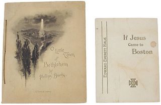 Two Christmas Books About Jesus 1880's