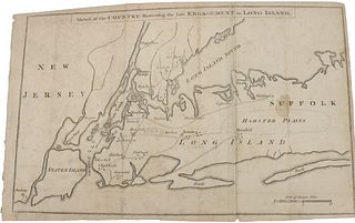 Revolutionary War Map 1776