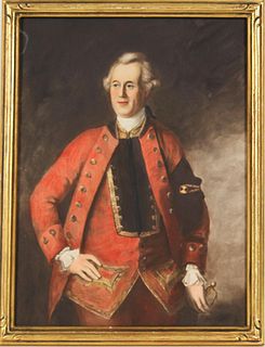 Painted Portrait Print of Colonel William Fitzhugh