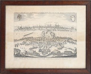 The Swedish siege of Cologne and Deutz, Etching