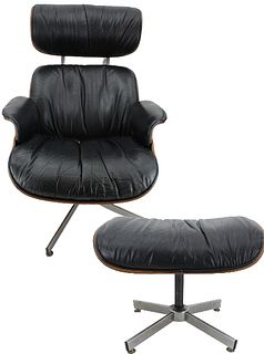 Herman Miller Style Chair / Ottoman