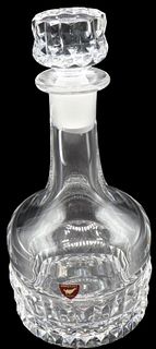Signed Orrefors Crystal Decanter with Stopper