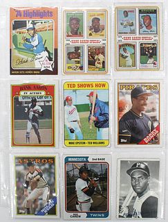 (9) Topps MLB Baseball Cards /Golden Era
