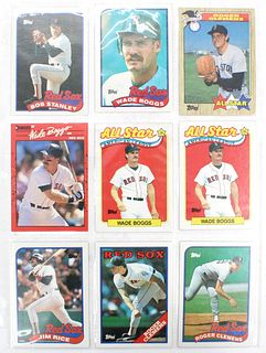 (9)Topps MLB Baseball Cards Red Sox Nation