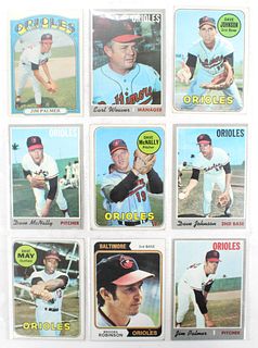 (9) MLB Baseball Cards Baltimore Orioles Stars