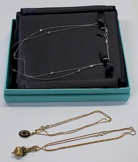 JEWELRY. Assorted Necklaces Including Tiffany.