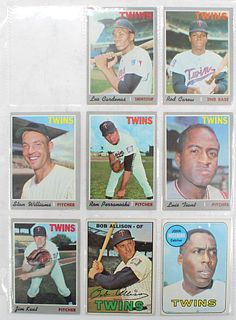 (8) MLB Baseball Cards Minnesota Twins