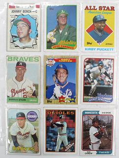 MLB ToppsCards (9)  Hall of Famers (60's-80Ss)