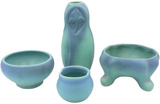 (2) Van Briggle Bowls & (2) Vases