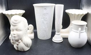 (2) McCoy Vases & (4) Various Vases