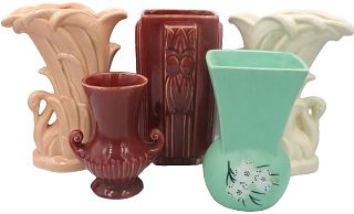 (5) Misc McCoy Vases