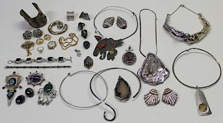 JEWELRY. Assorted Grouping of Gold and Silver.