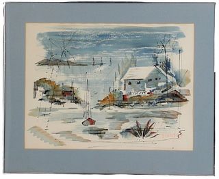 Alfred Birdsey (1912-1996) USA, Watercolor