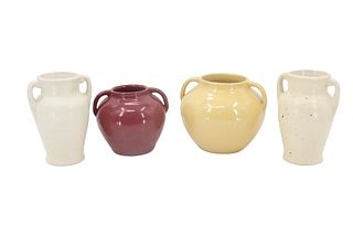 (4) Pieces Of Vintage American Vases