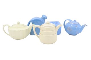 (5) Vintage  American Tea Pots And Canister