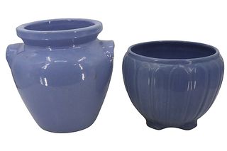(2) American Blue Planters AS IS