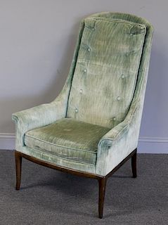 T.H. Robsjohn-Gibbings Highback Chair.