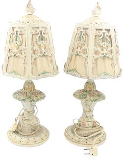 Pair of Porcelain Lamps AS IS