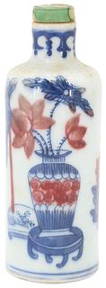 Early 19th C Chinese Porcelain Snuff Bottle