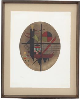 Wassily Kandinsky (1866-1944) Russian, Color Litho