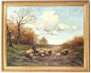 Jacobus Doeser (1884-1970) Dutch, Oil On Linen