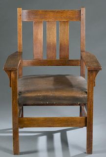 Gustav Stickley arm chair