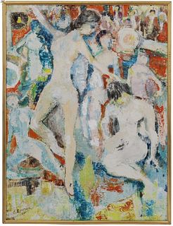 Claus Bastian (1909-1995) German, Oil on Canvas
