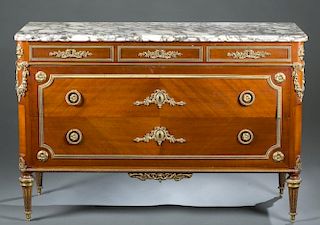 Louis XVI style commode / chest on legs.
