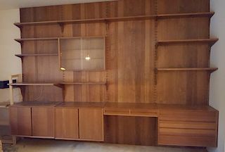 Mid-Century Modern wall unit / bookcase.
