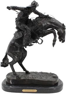 Bronze "The Whoolly Chaps" After Remington