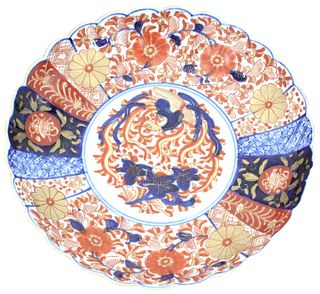Early 20C Fine Japanese Imari Painted Charger