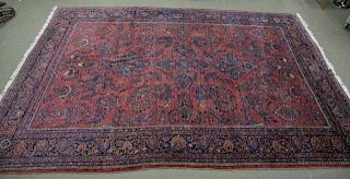 Large Sarouk rug.