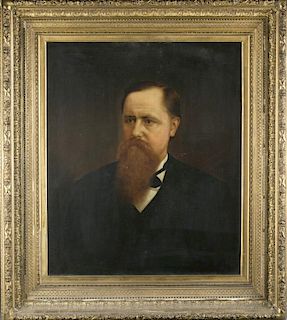 Amos Galbe, Portrait of Mr. Detweiler. c.1884.