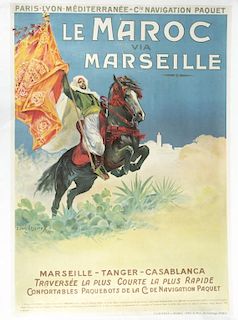 E. Louis Lessieux, "Le Maroc via Marseille", 1913