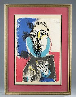 After Picasso "Portrait Imaginaire" numbered.