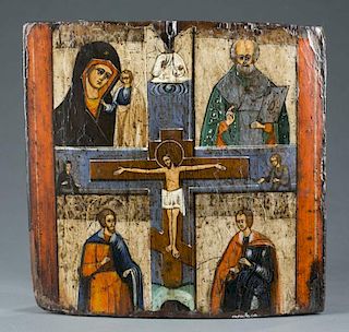 Russian hand painted icon.