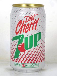1988 7up Diet Cherry 12oz Can Norton Virginia