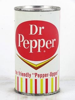 1961 Dr. Pepper "Pepper Upper" 12oz Flat Top Can Atlanta Georgia