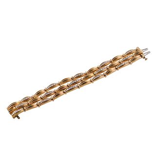 Tiffany & Co 18k Gold Diamond Bracelet