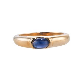 Tiffany & Co 18k Gold Sapphire Cabochon Ring